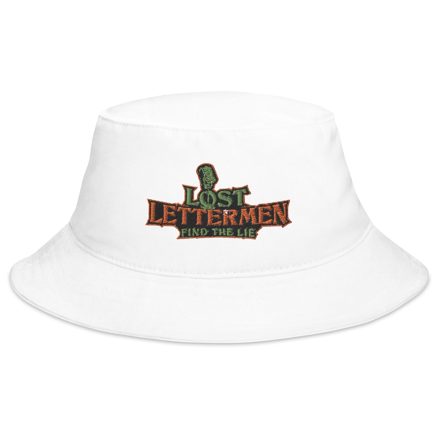 Lost Letterman Embroidered Bucket Hat