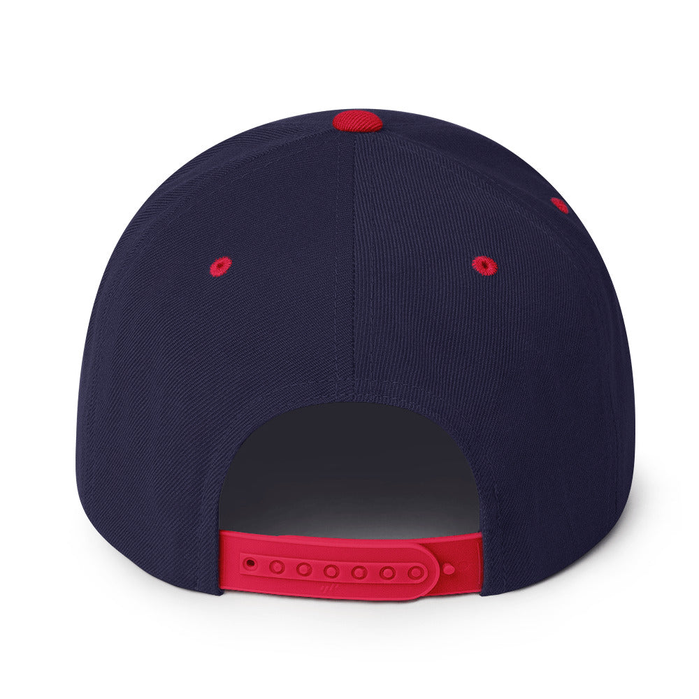 Marlboro Basketball Embroidered Snapback Hat