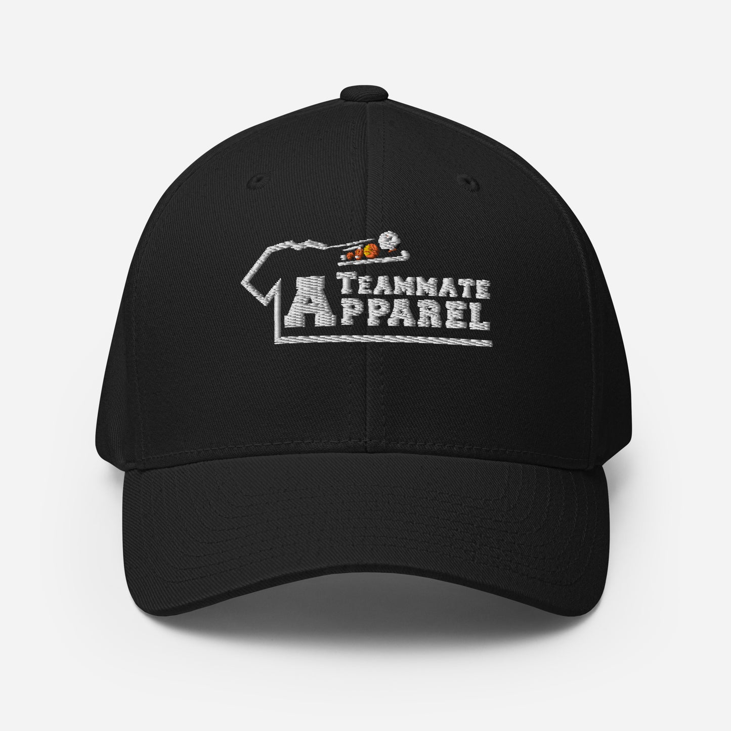 Teammate Apparel Embroidery Structured Twill Cap