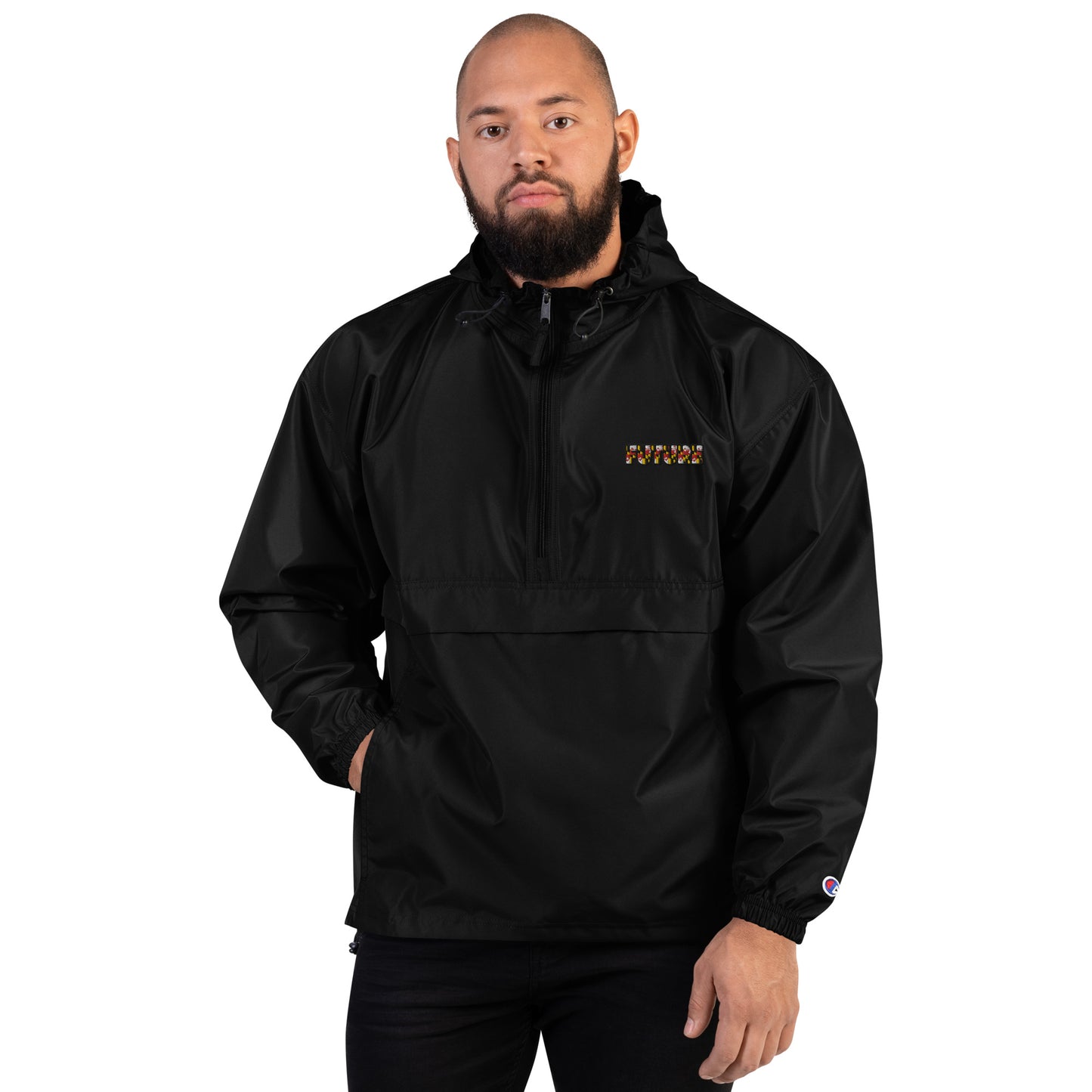FUTURE Embroidered Champion Packable Jacket