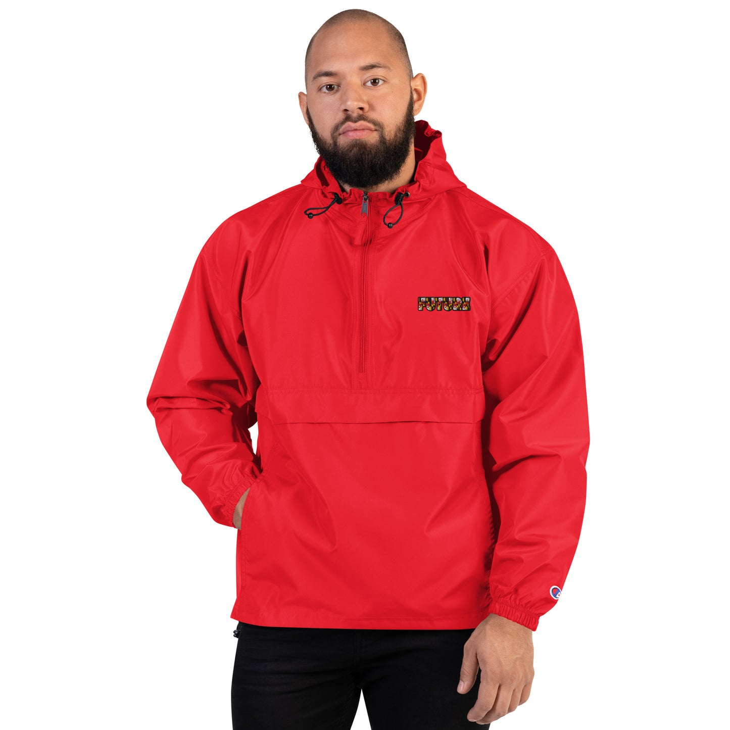 FUTURE Embroidered Champion Packable Jacket