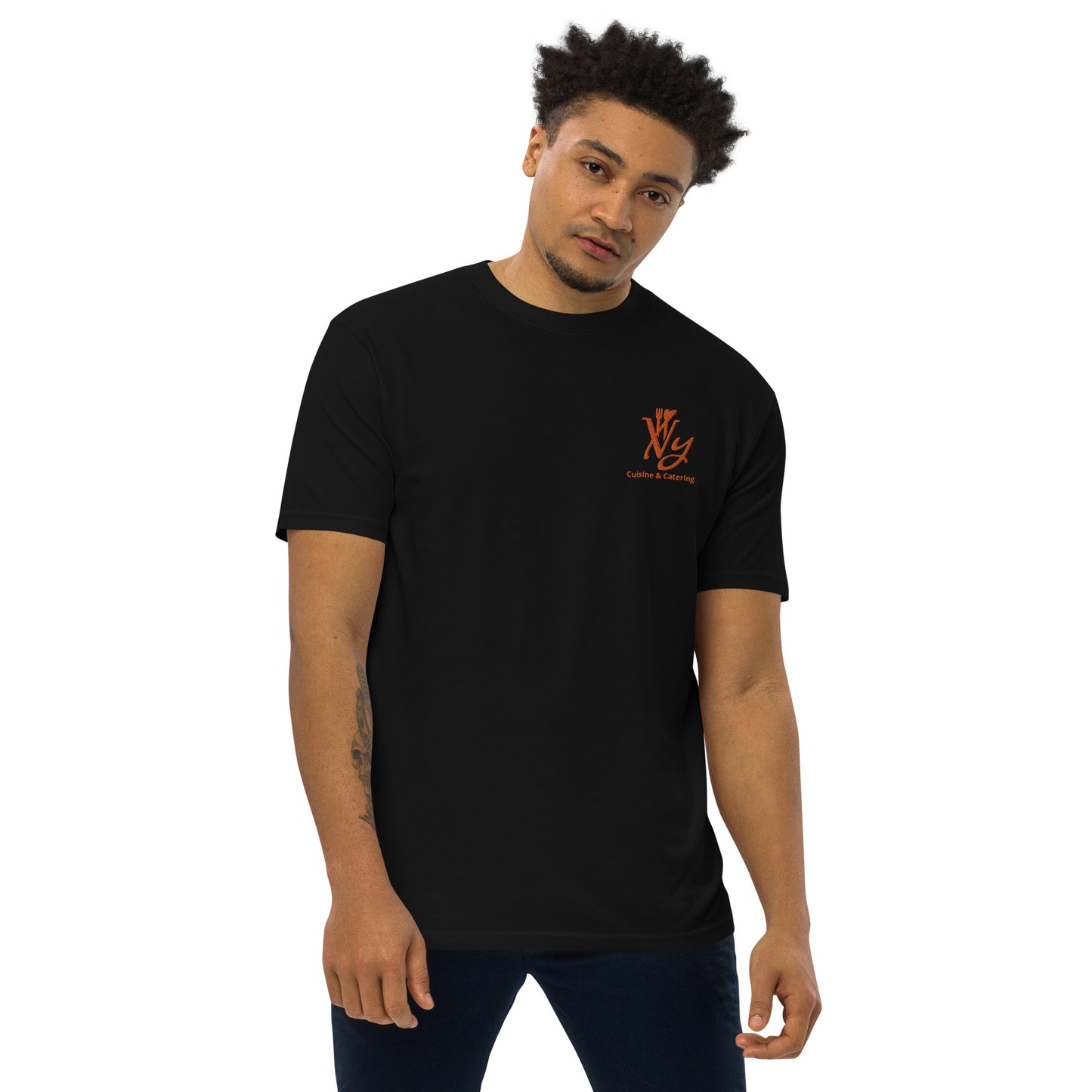 Ivy Cuisine & Catering Men’s premium embroidered heavyweight tee