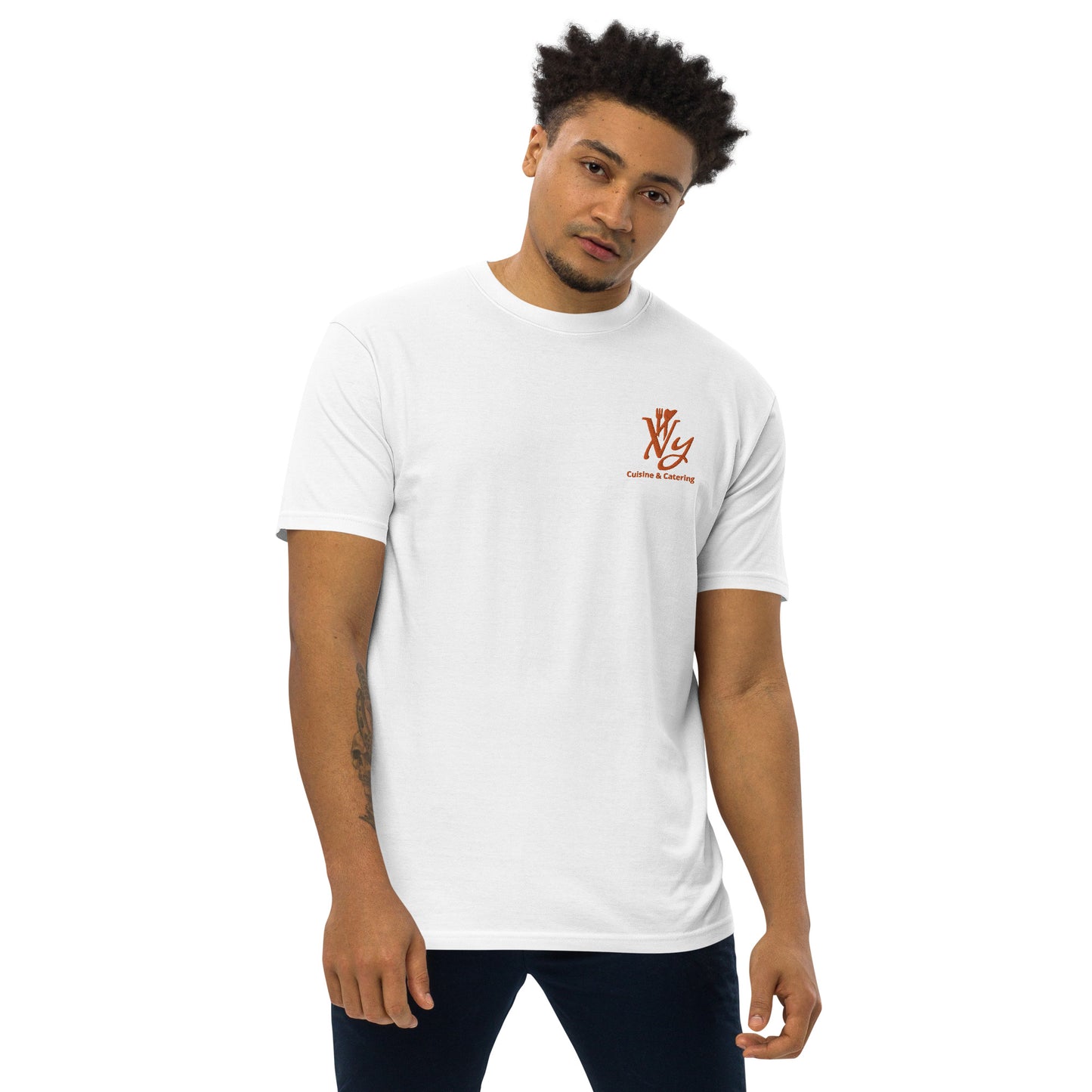 Ivy Cuisine & Catering Men’s premium embroidered heavyweight tee