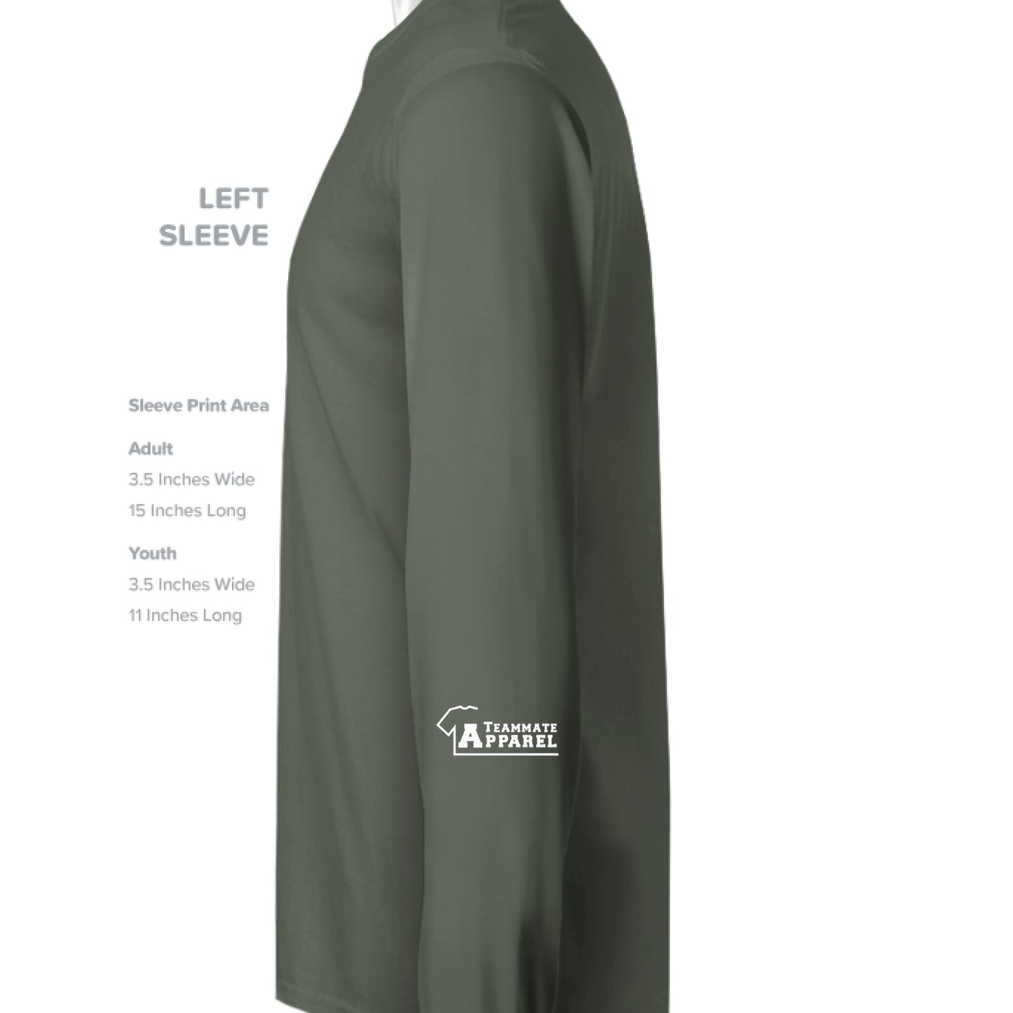 MILITARY GREEN - SLEEVE_LEFT