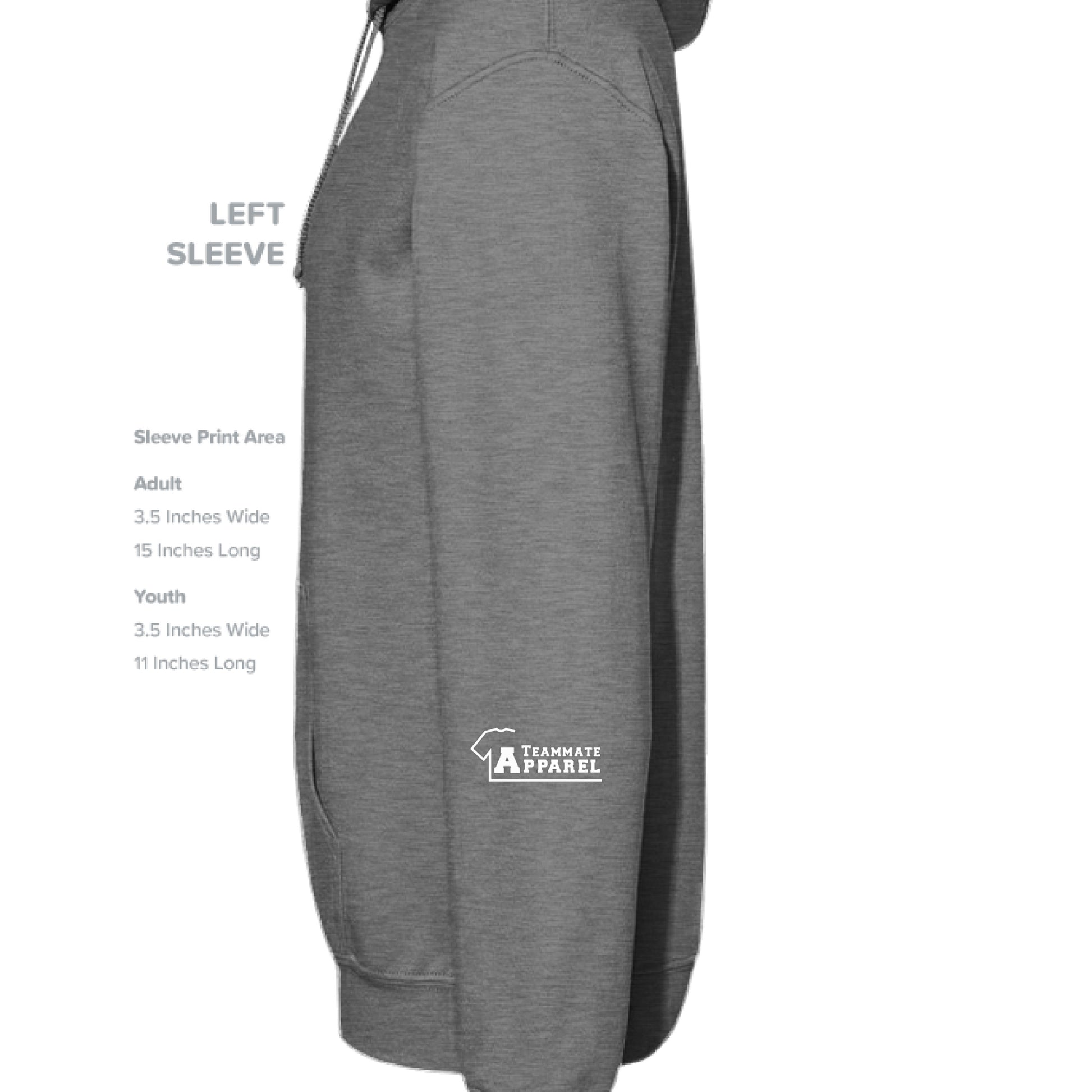 GRAPHITE HEATHER - SLEEVE_LEFT