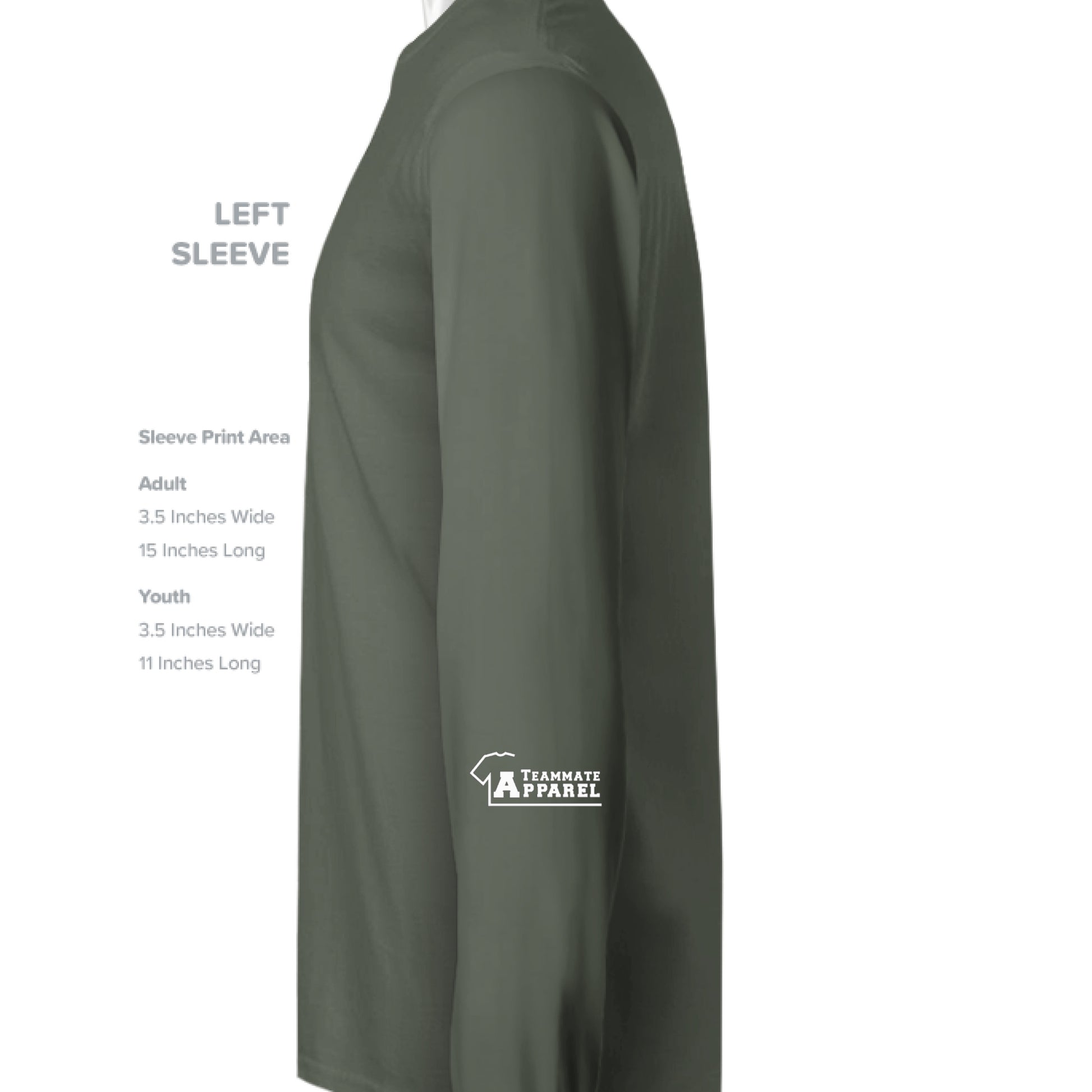 MILITARY GREEN - SLEEVE_LEFT