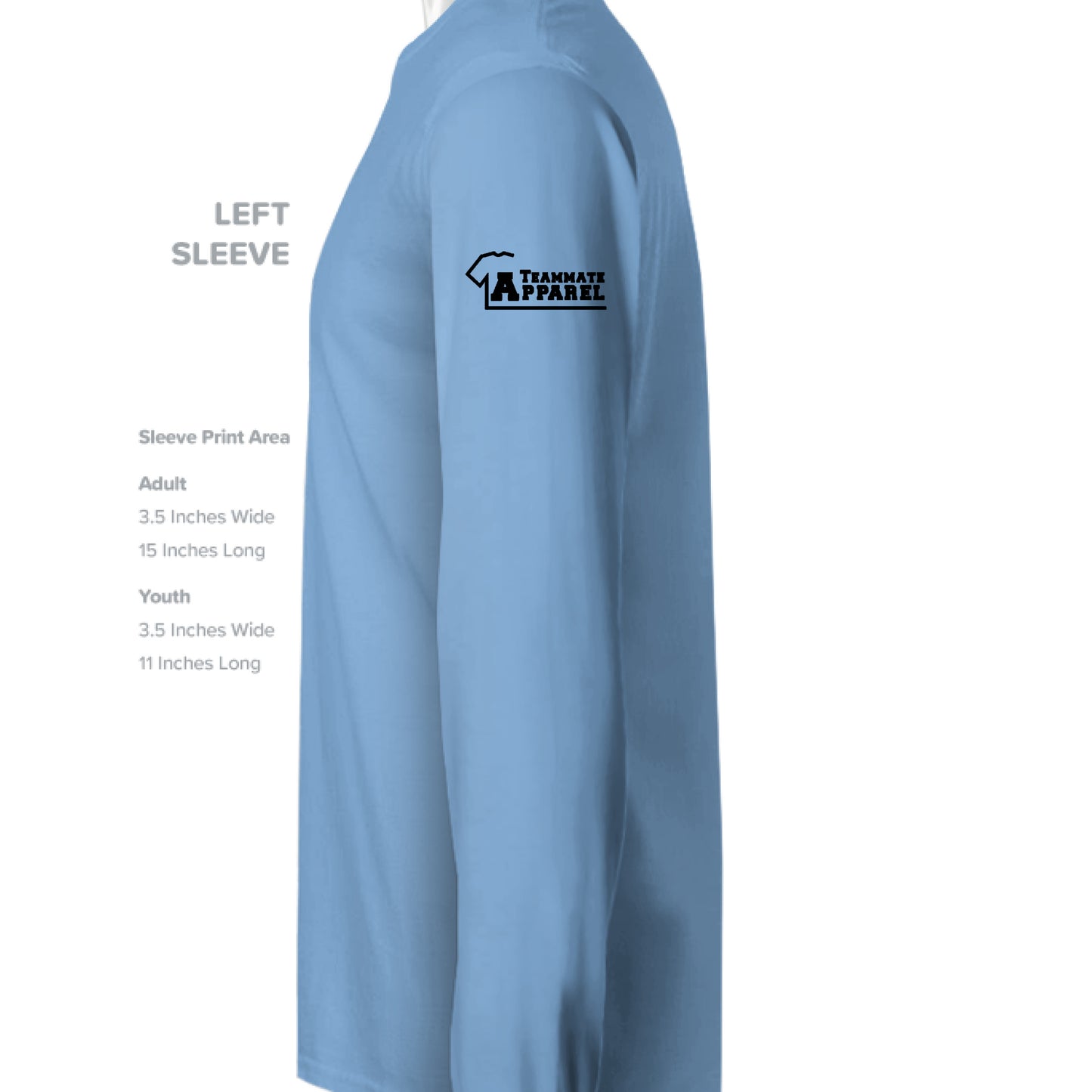 CAROLINA BLUE - SLEEVE_LEFT