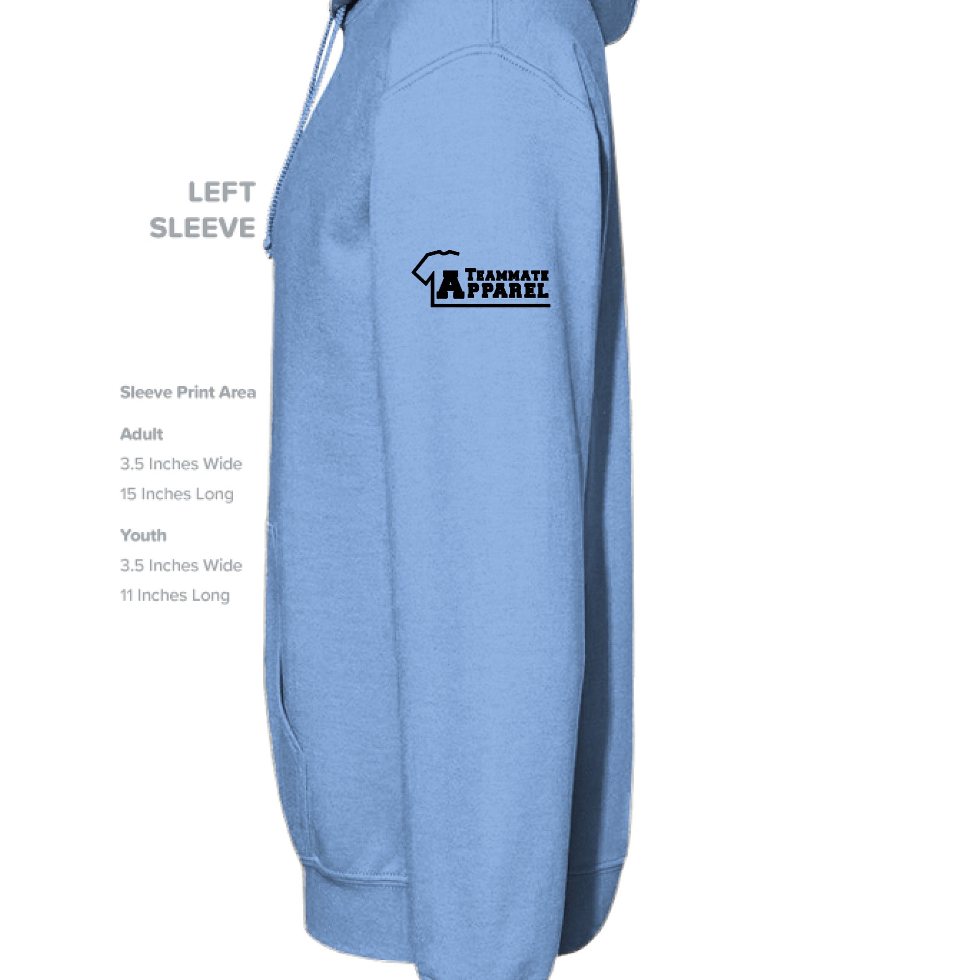 Carolina Blue - SLEEVE_LEFT
