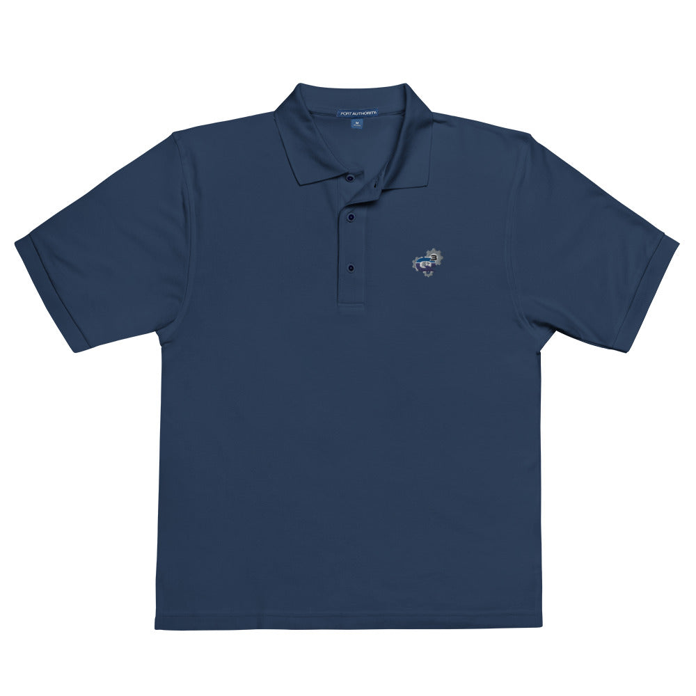 Q3 Car and Truck Repair Men's Premium Embroidered Polo