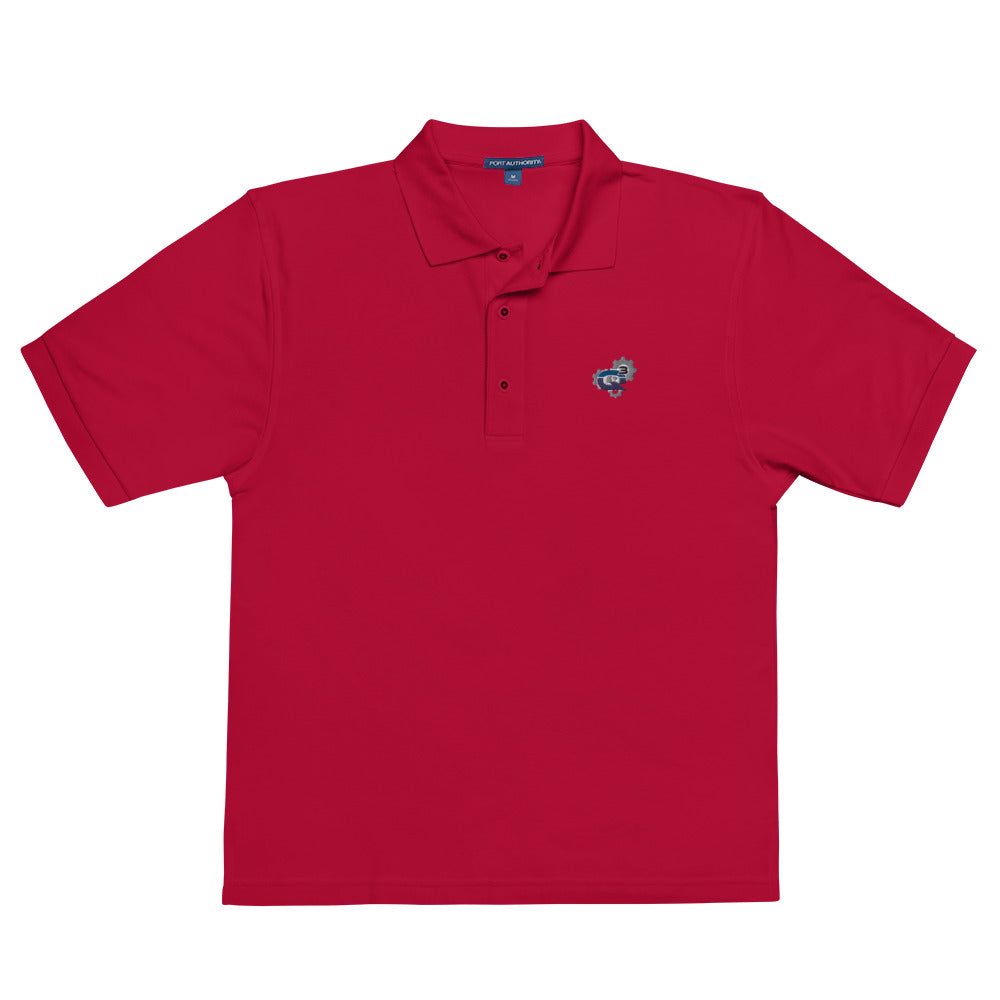 Q3 Car and Truck Repair Men's Premium Embroidered Polo