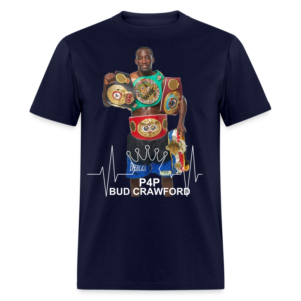 P4P Bud Crawford Classic T-Shirt - navy