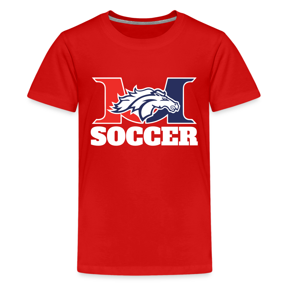 Marlboro Soccer Premium Youth T-Shirt - red