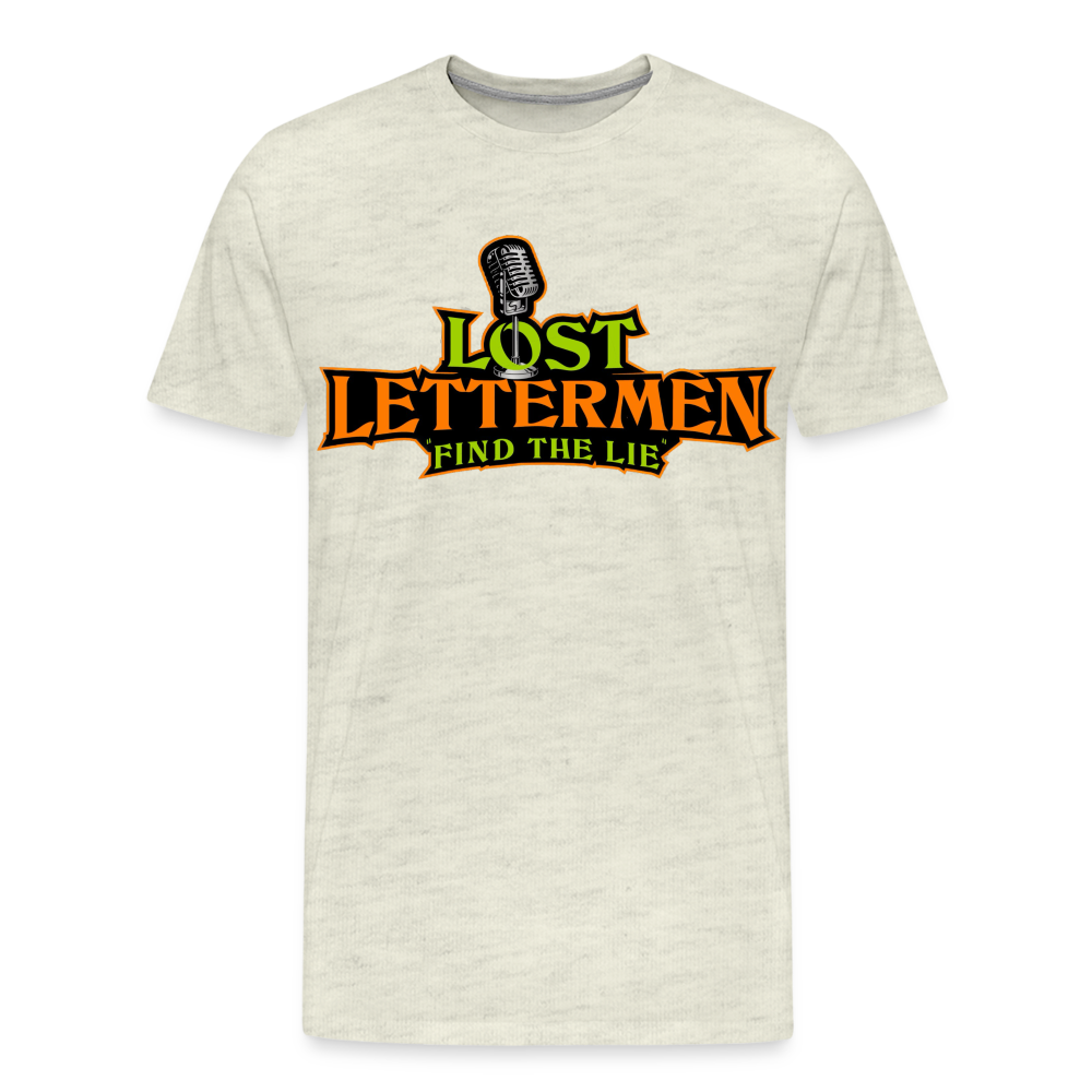 Lost Letterman DTF Men's Premium T-Shirt - heather oatmeal