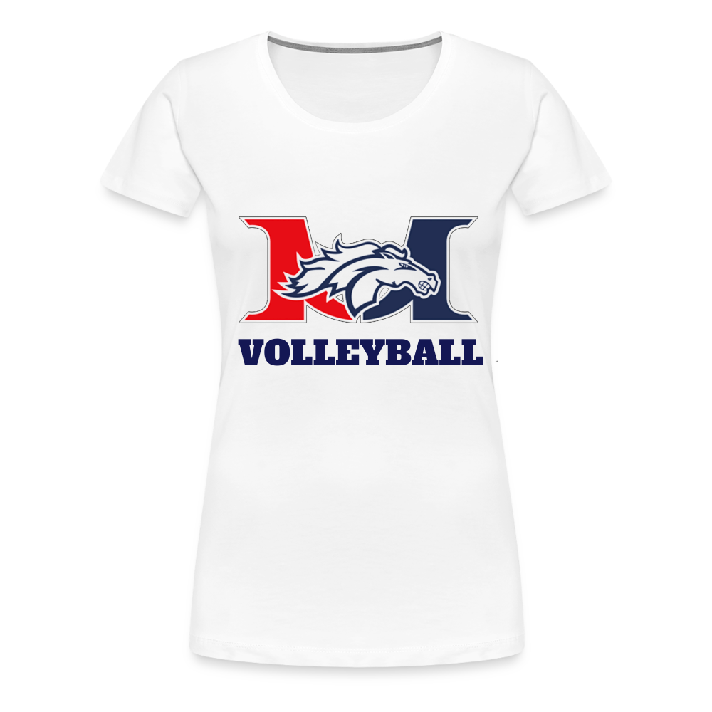 Marlboro Volleyball Women’s Premium T-Shirt DTF - white