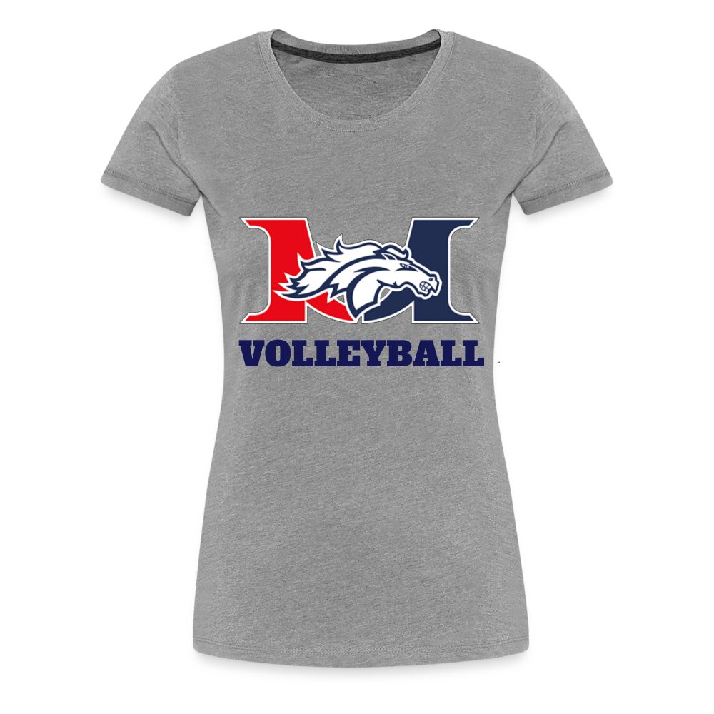 Marlboro Volleyball Women’s Premium T-Shirt DTF - heather gray