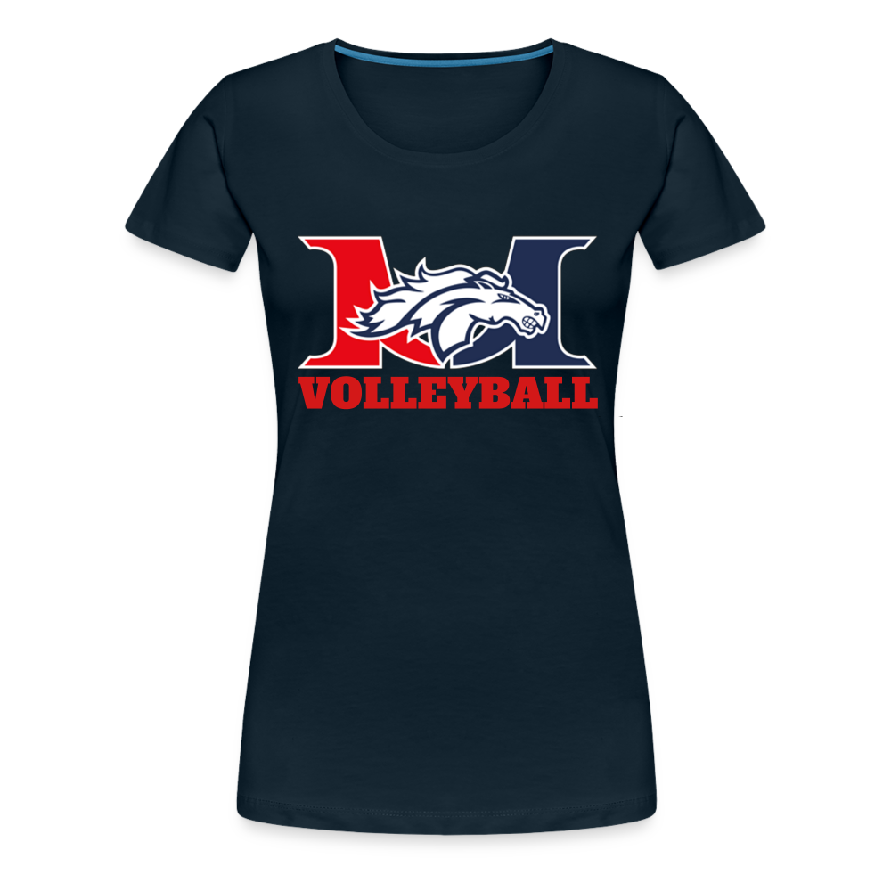 Marlboro Volleyball Women’s Premium T-Shirt DTF - deep navy