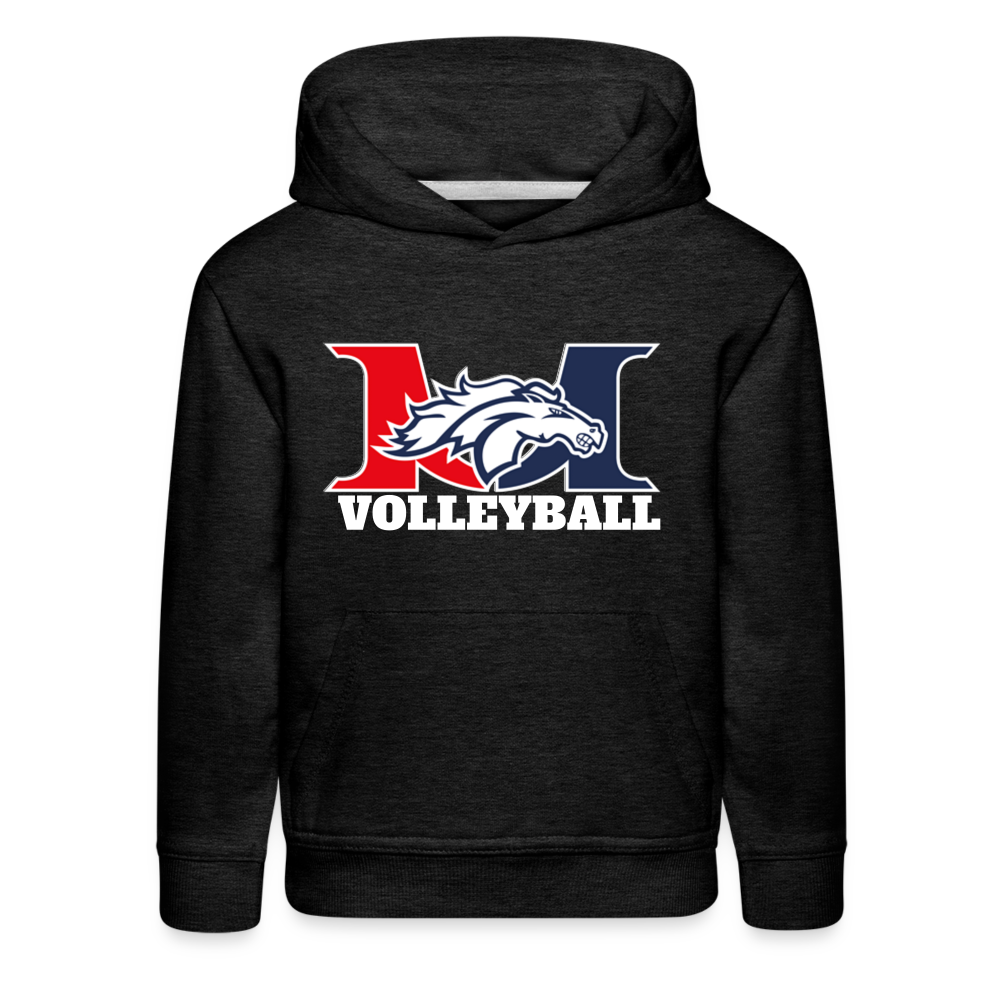 Marlboro Volleyball Youth Premium Hoodie DTF - charcoal grey