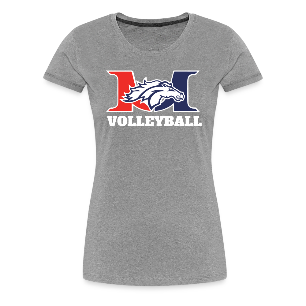 Marlboro Volleyball Women’s Premium Organic T-Shirt DTF - heather gray