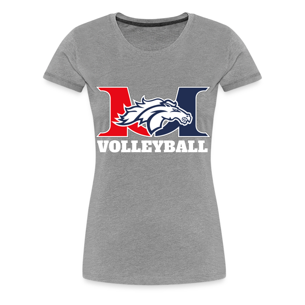 Marlboro Volleyball Women’s Premium T-Shirt DTF - heather gray