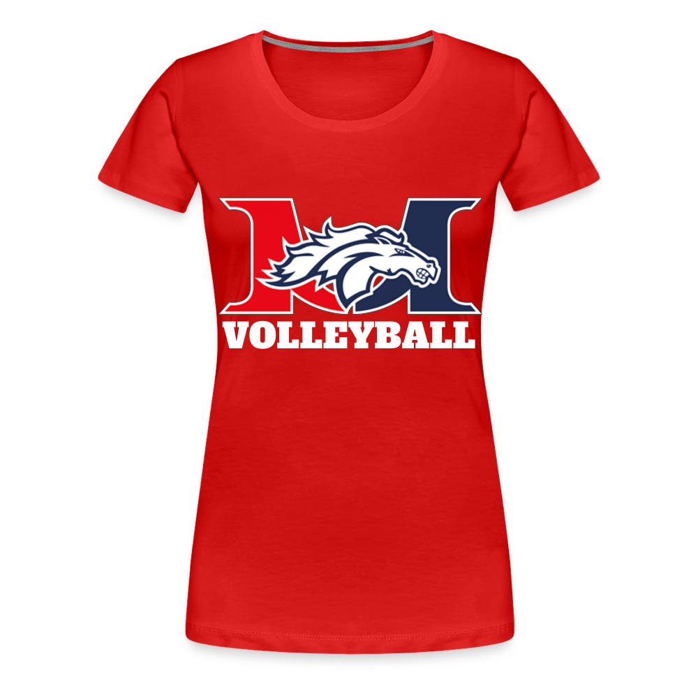 Marlboro Volleyball Women’s Premium T-Shirt DTF - red