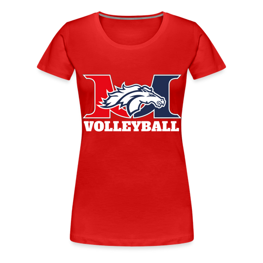 Marlboro Volleyball Women’s Premium T-Shirt DTF - red