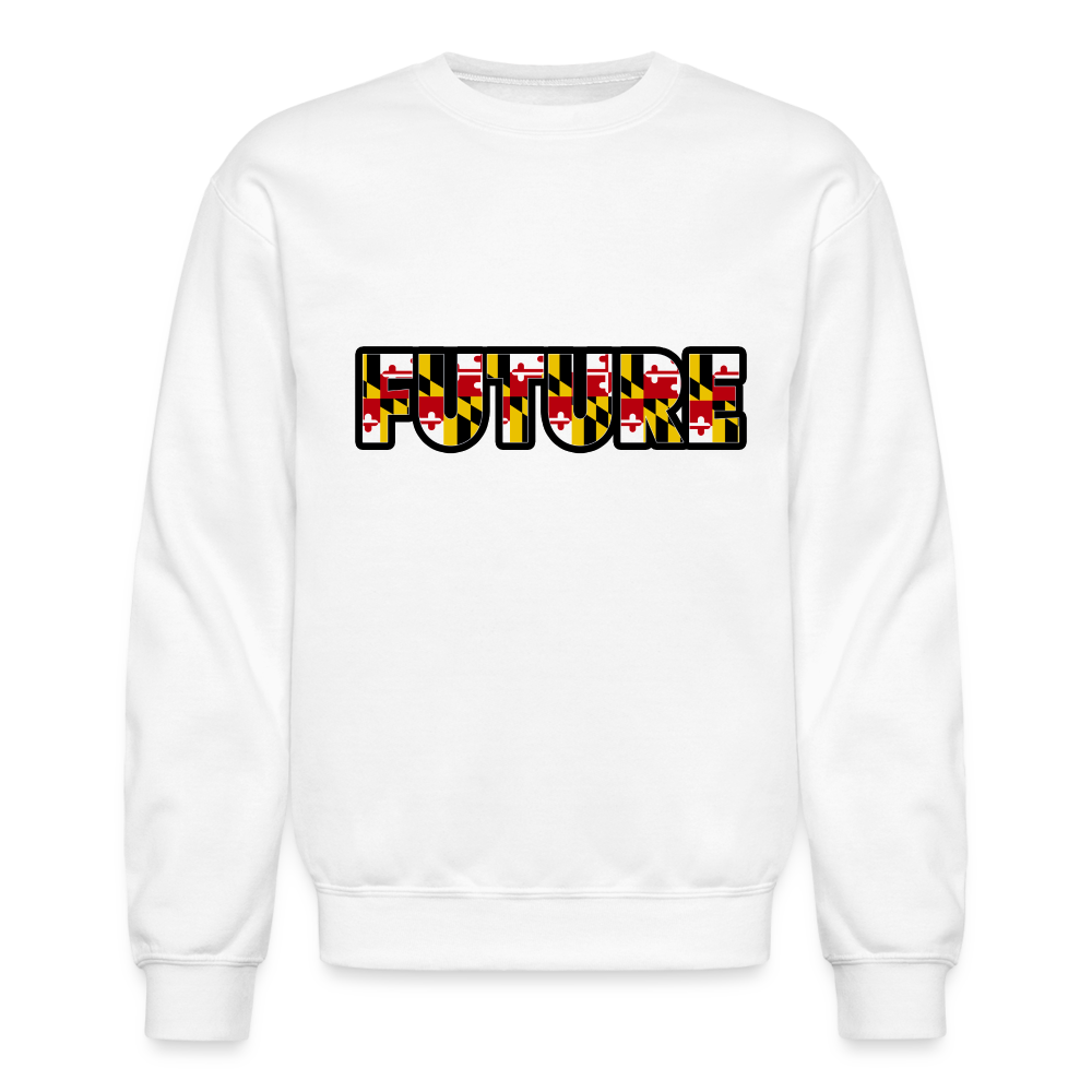 Future Unisex Sweatshirt by Gildan DTF - white