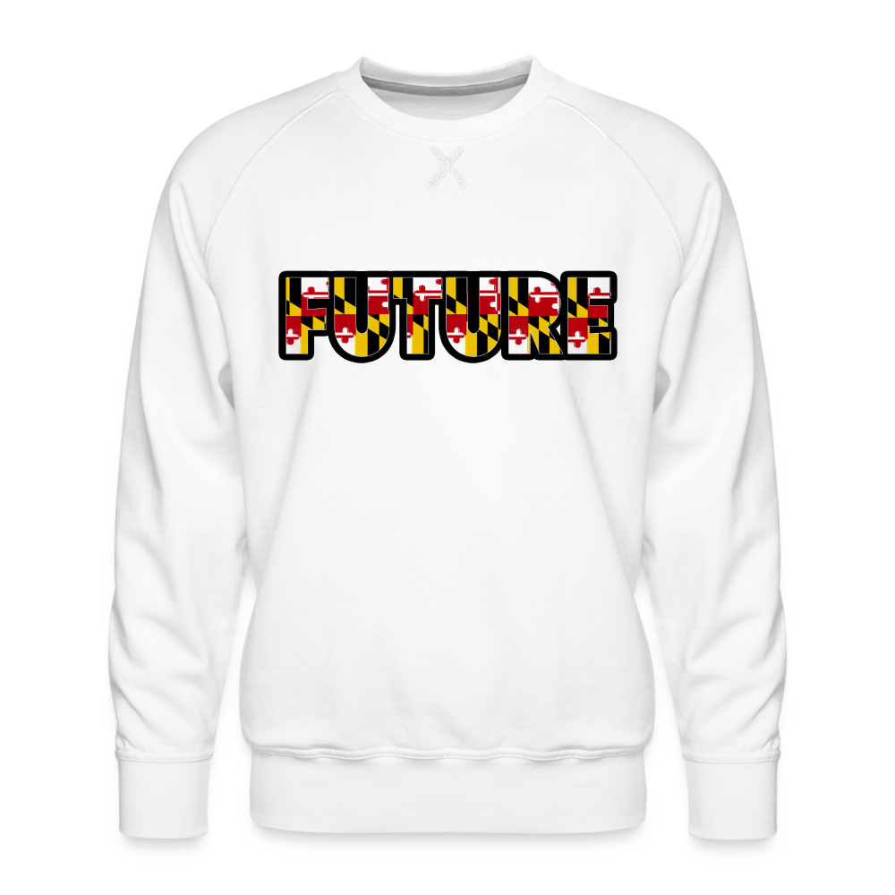Future Men's Premium Sweatshirt DTF - white