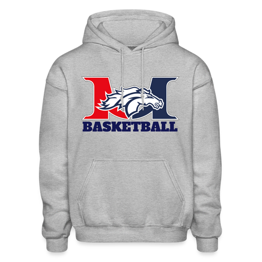 Marlboro Basketball Unisex Heavyweight Hoodie DTF - heather gray