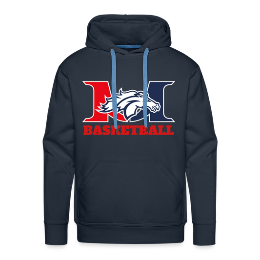 Marlboro Basketball Mens Premium Hoodie DTF - navy