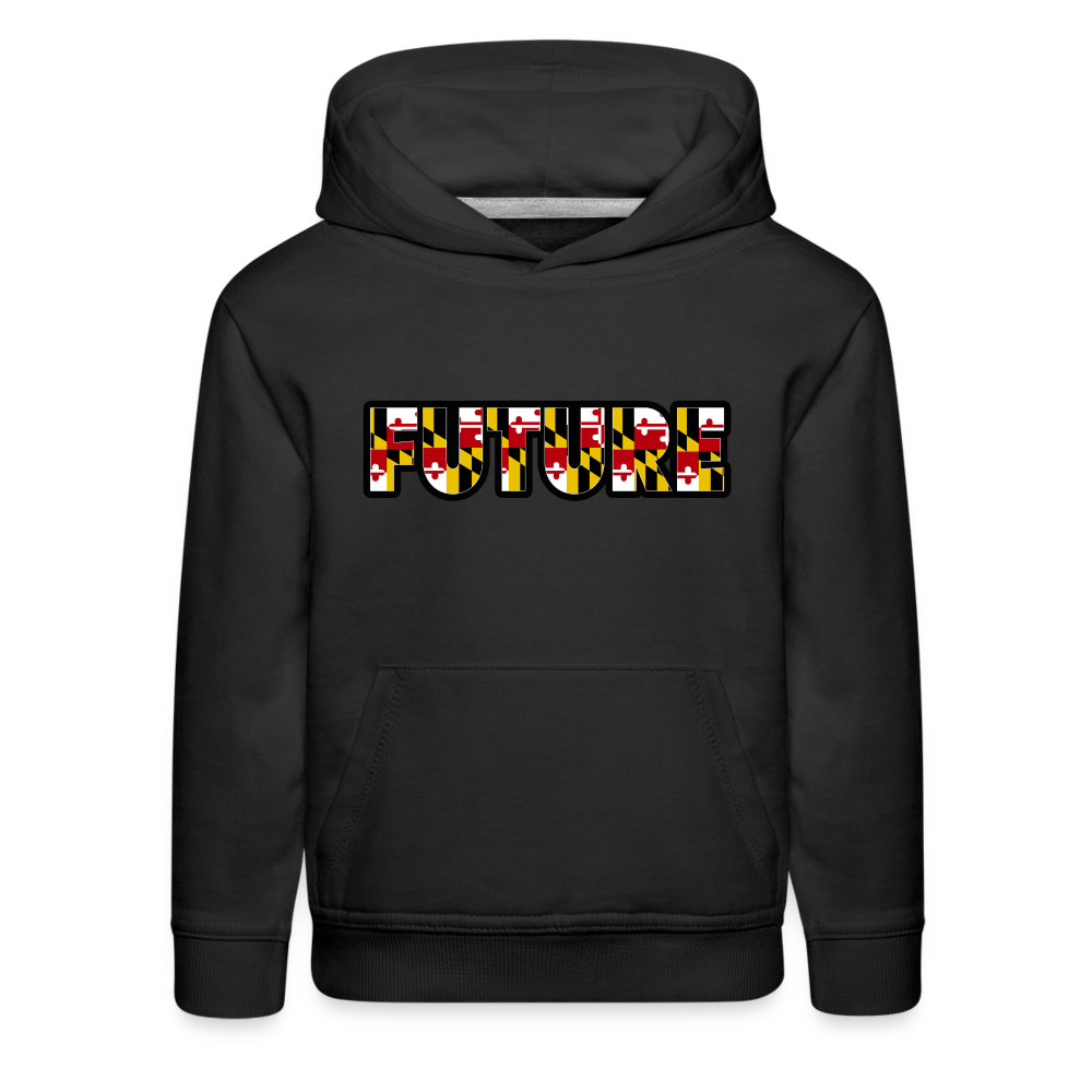 FUTURE Kids‘ Premium Hoodie DTF - black