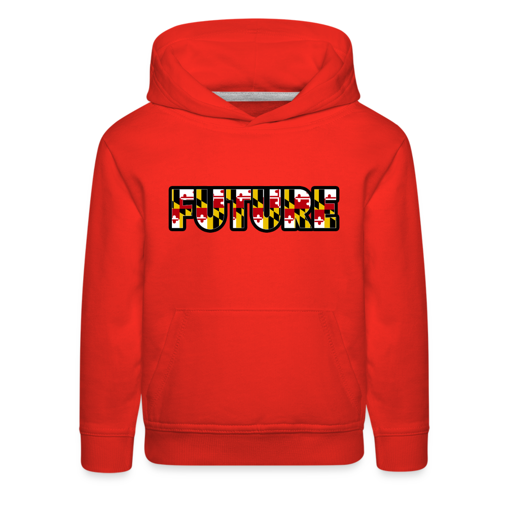 FUTURE Kids‘ Premium Hoodie DTF - red