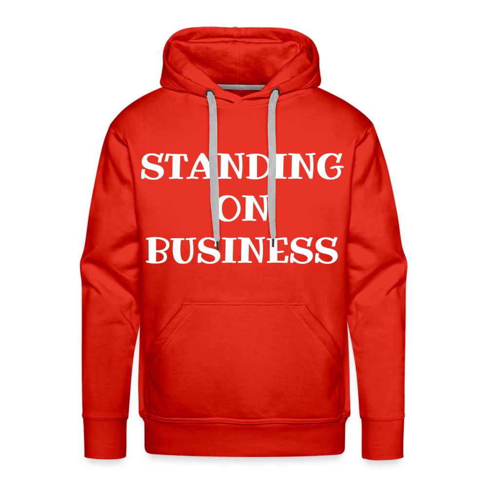 STANDING ON BUSINESS Men's Premium Hoodie 4 DTF - red