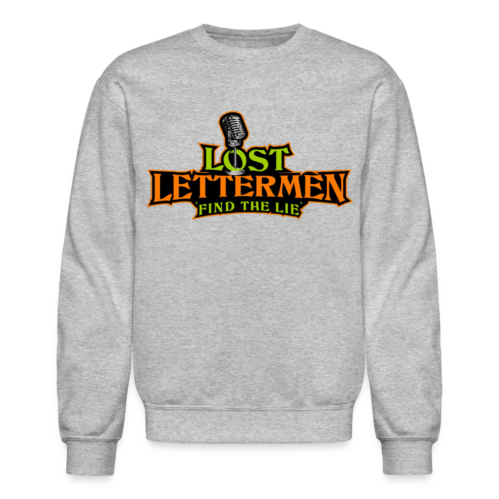 Lost Letterman Heavyweight Sweatshirt DTF - heather gray