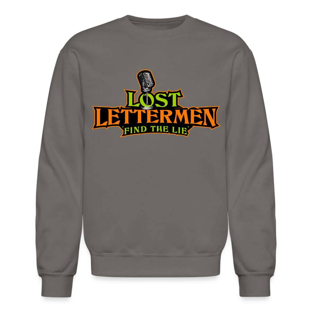Lost Letterman Heavyweight Sweatshirt DTF - asphalt gray