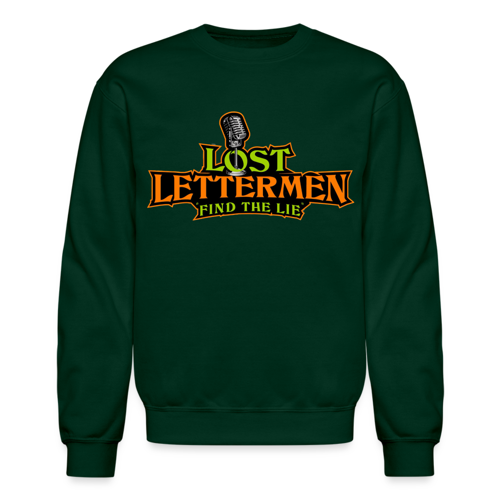 Lost Letterman Heavyweight Sweatshirt DTF - forest green