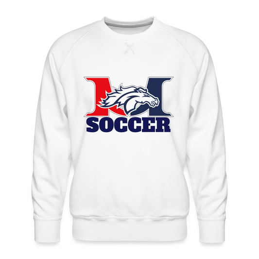 Marlboro Men’s Premium SOCCER Sweatshirt DTF - white