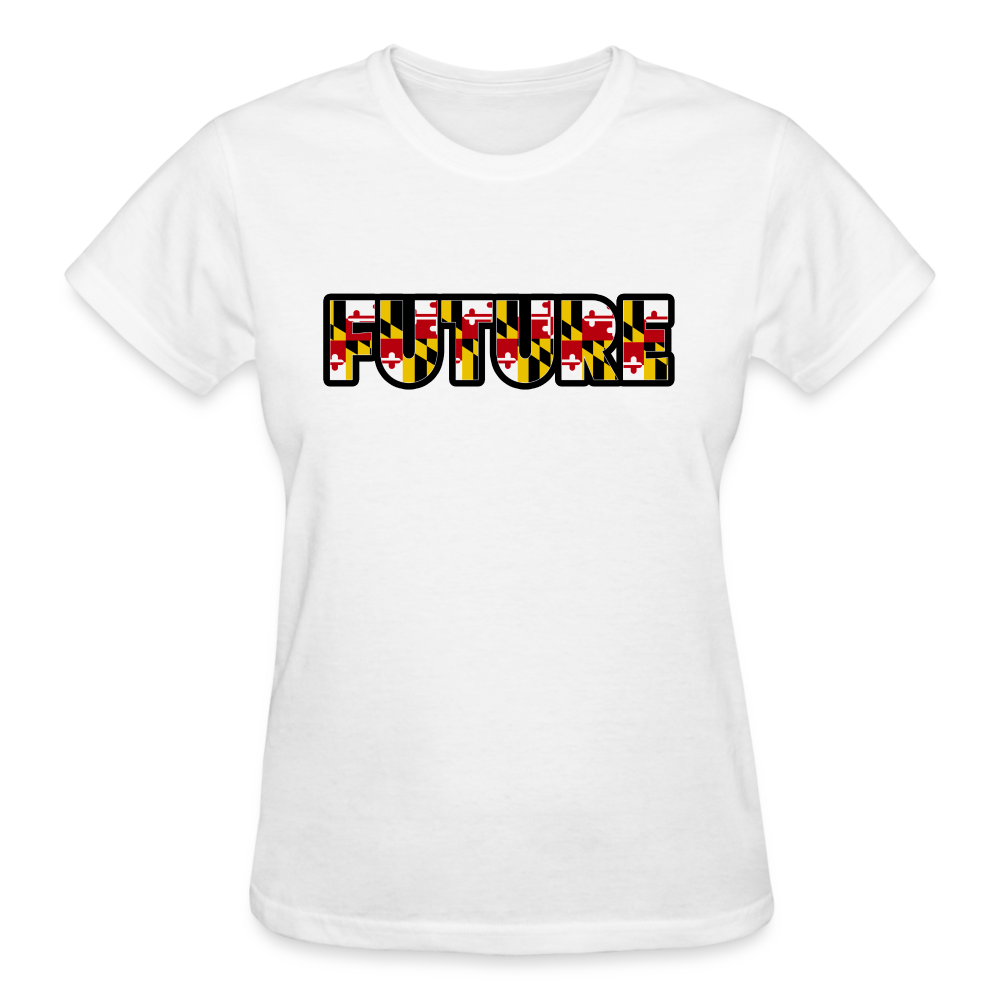 FUTURE Women's Ultra Cotton  T Shirt  DTF - white