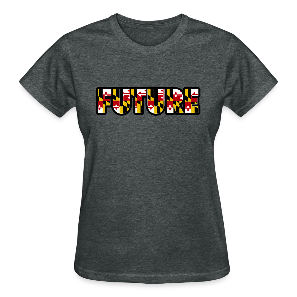 FUTURE Women's Ultra Cotton  T Shirt  DTF - deep heather