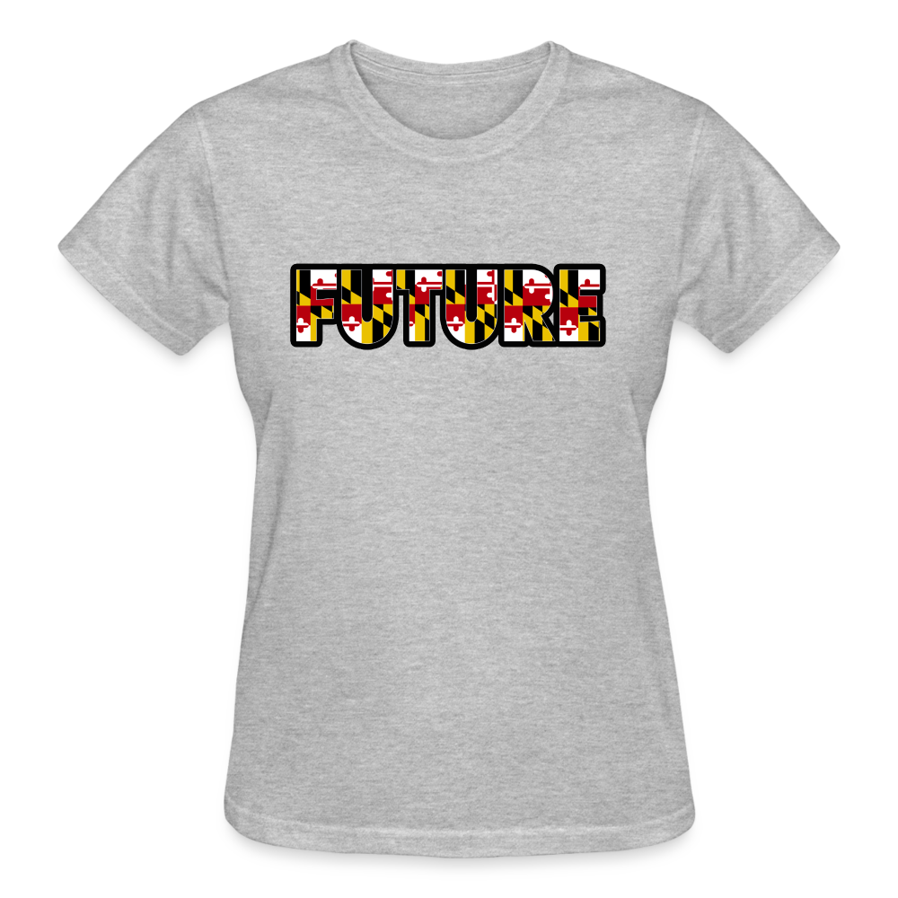 FUTURE Women's Ultra Cotton  T Shirt  DTF - heather gray