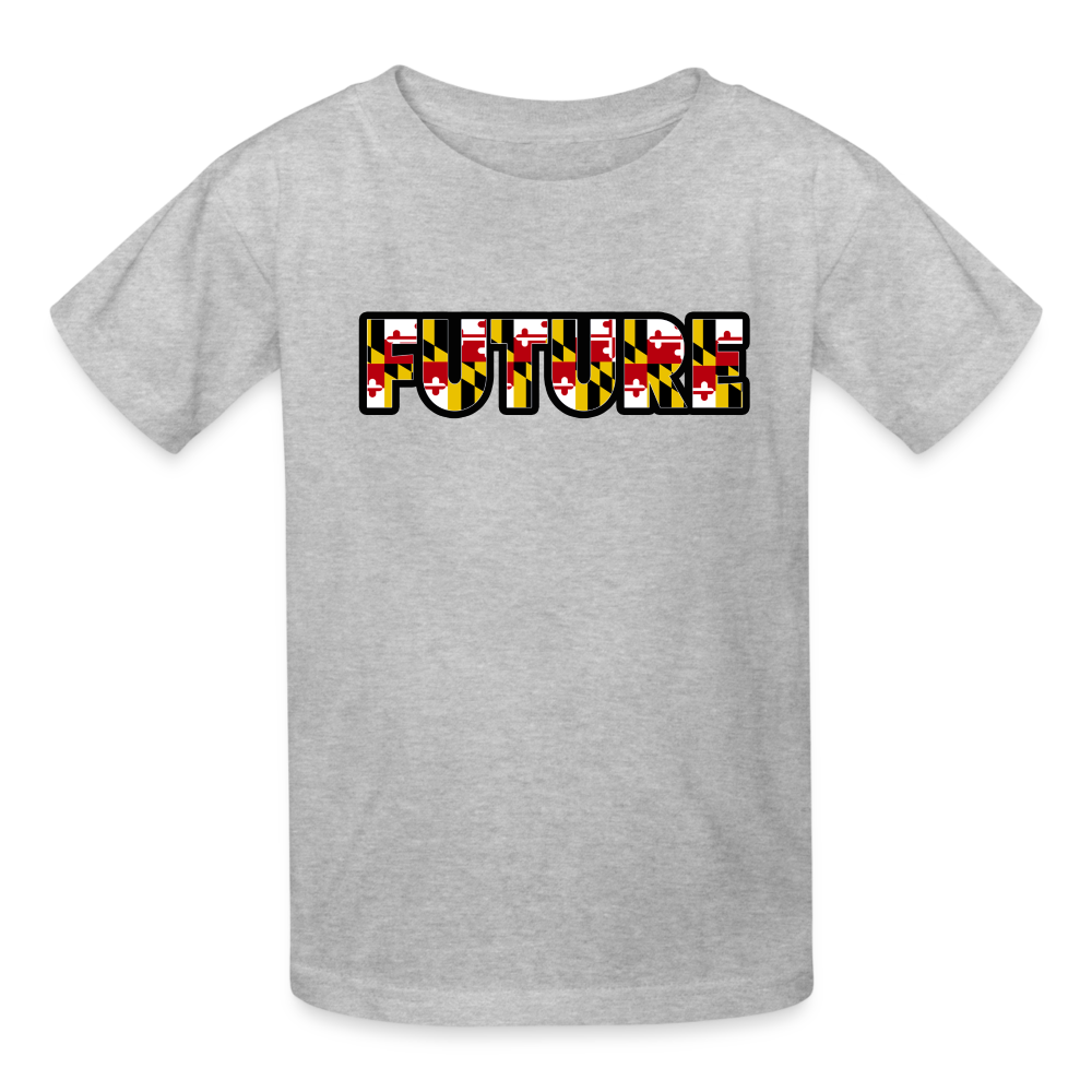 FUTURE Ultra Cotton Youth T-Shirt  DTF - heather gray