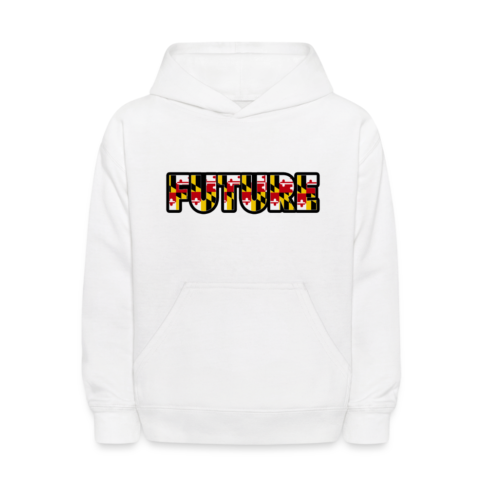 FUTURE  Kids' Hoodie DTF - white