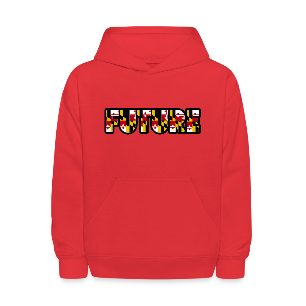 FUTURE  Kids' Hoodie DTF - red