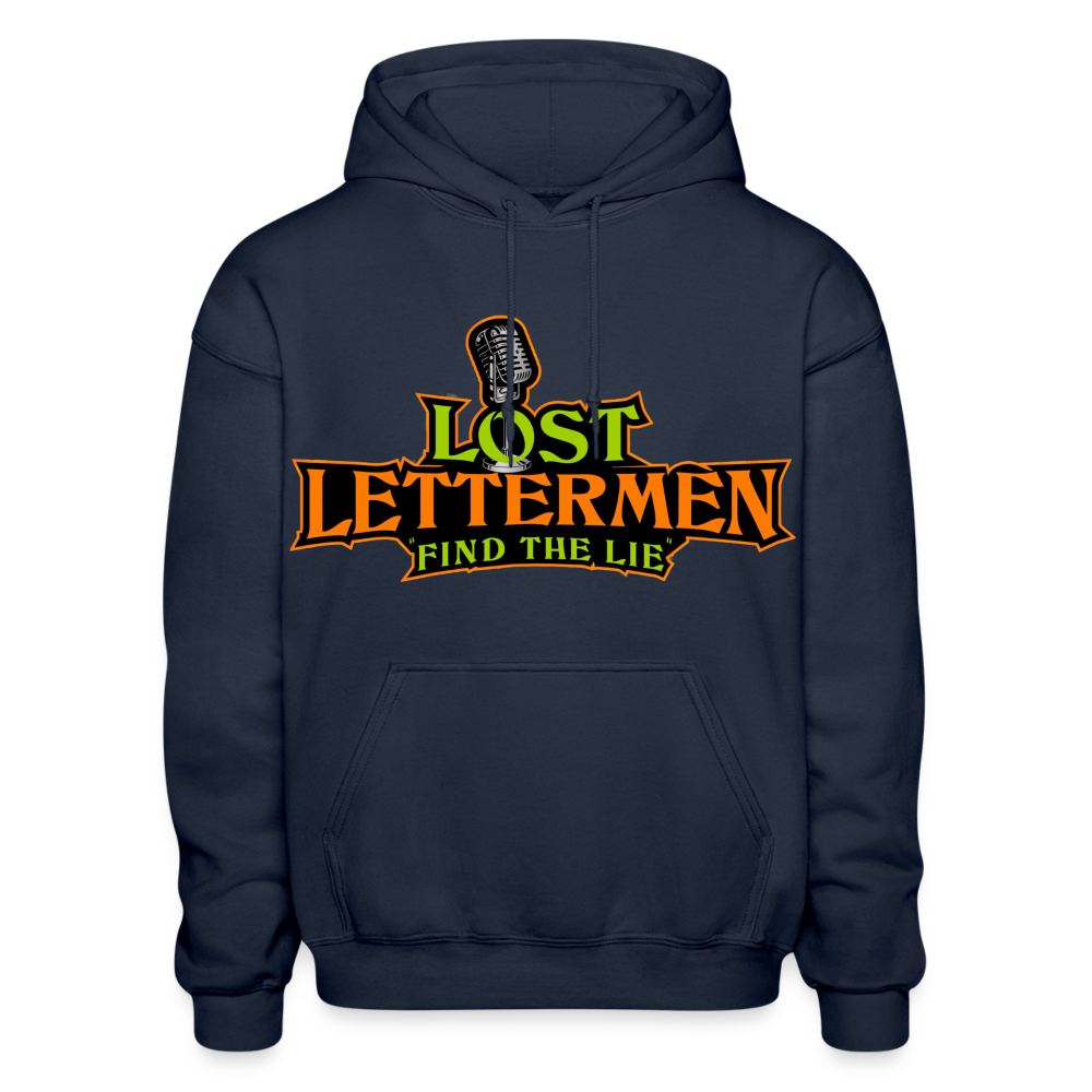 Lost Letterman Heavyweight Hoodie DTF - navy