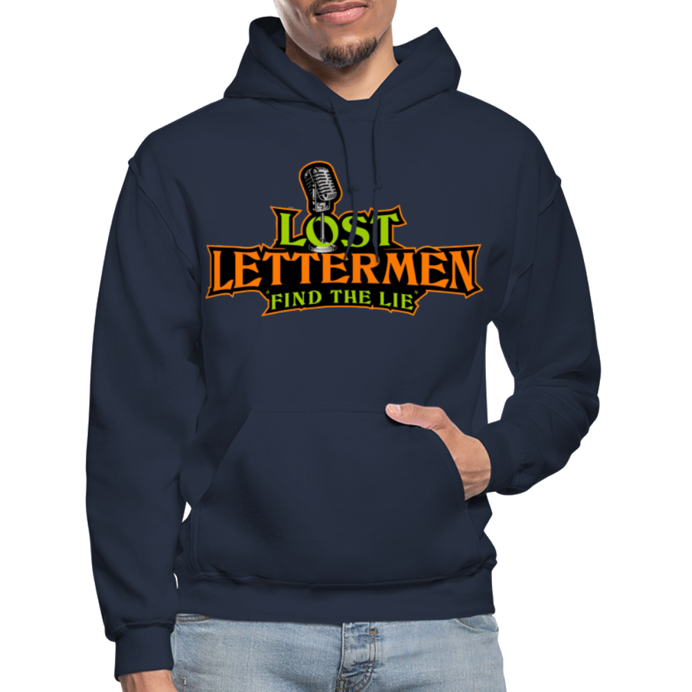 Lost Letterman Heavyweight Hoodie DTF - navy
