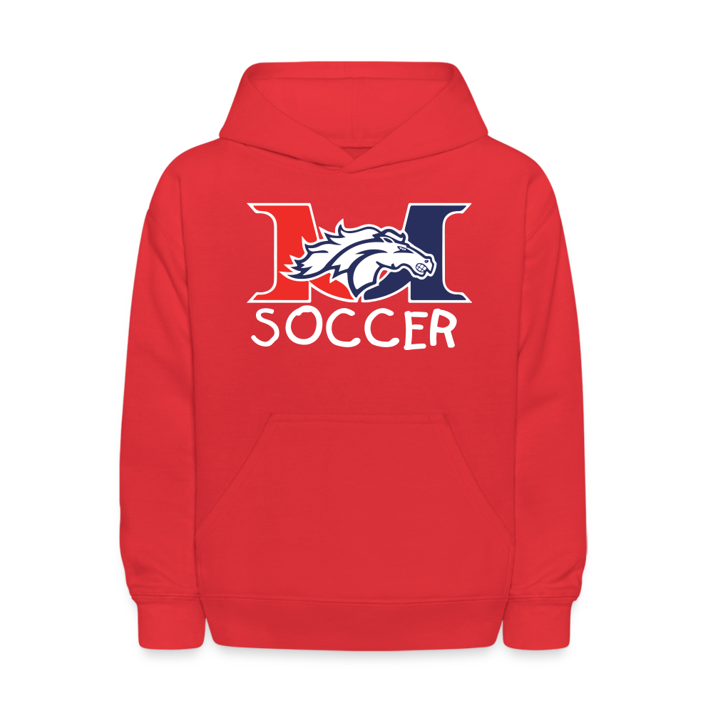 MARLBORO Kids' Soccer Hoodie DTF - red