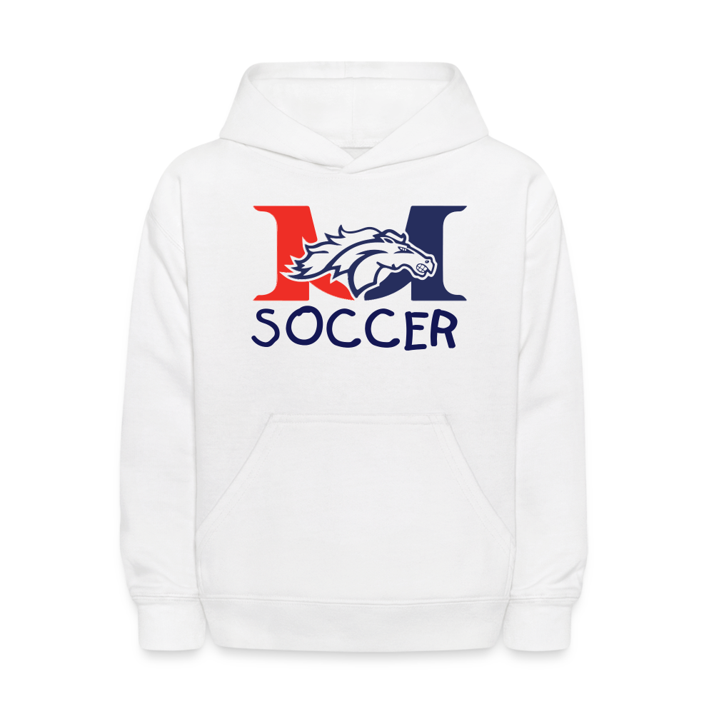 MARLBORO Kids' Soccer Hoodie 2 DTF - white