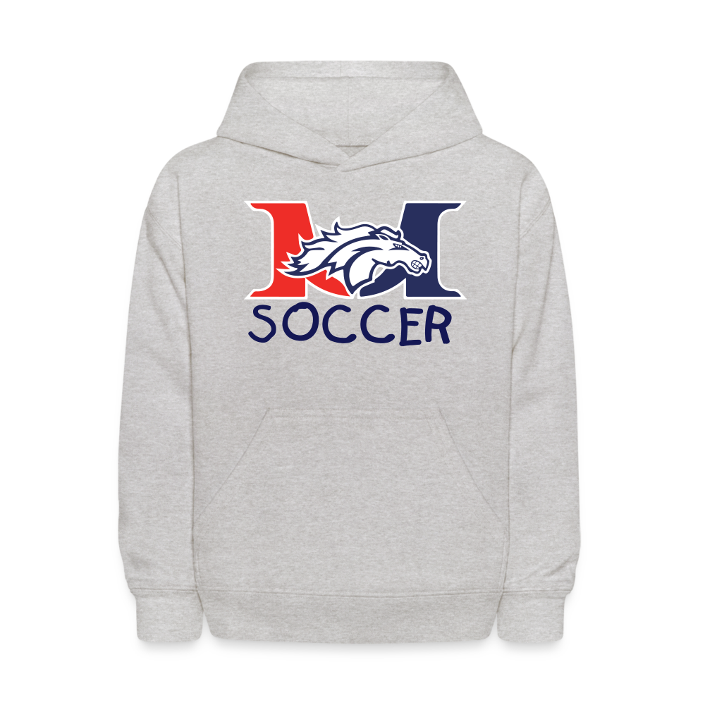 MARLBORO Kids' Soccer Hoodie 2 DTF - heather gray