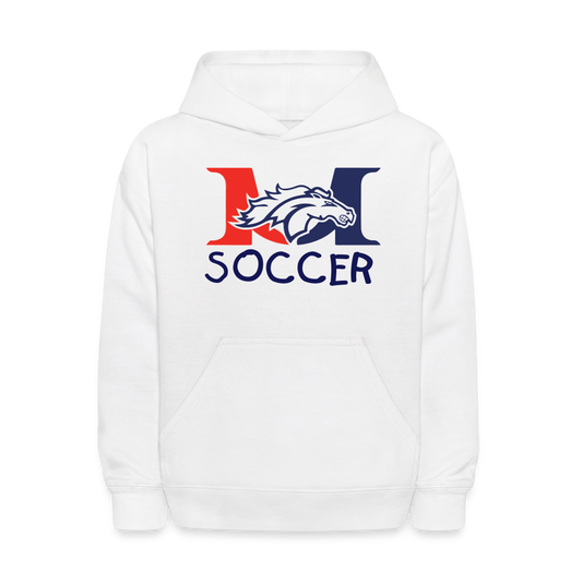 MARLBORO Kids' Soccer Hoodie 3  DTF - white