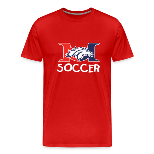 Marlboro Soccer Adult Premium  2 T-Shirt - red