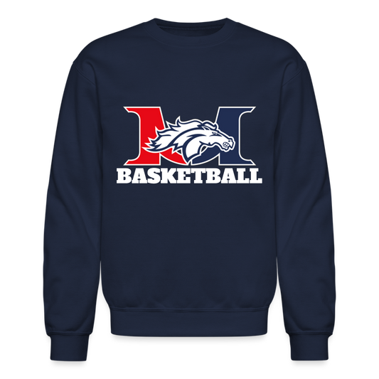 Marlboro Basketball Unisex Crewneck Sweatshirt DTF - navy